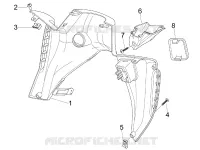 Front glove-box - Knee-guard panel