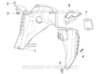 Front glove-box - Knee-guard panel