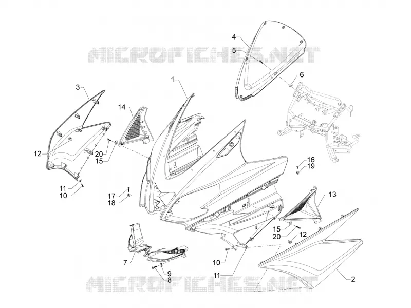Front shield