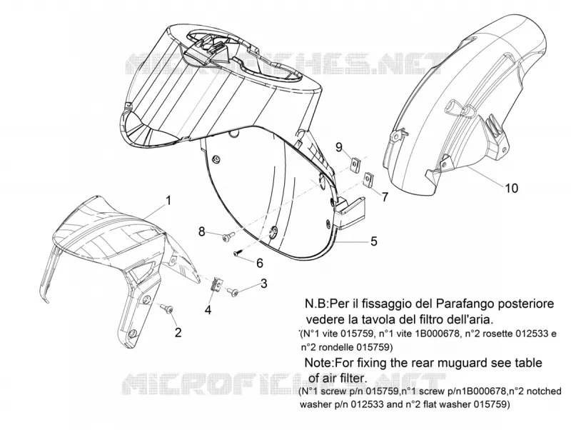 Wheel huosing - Mudguard