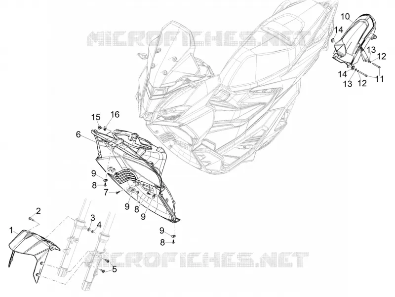 Wheel huosing - Mudguard