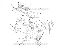 Front glove-box - Knee-guard panel