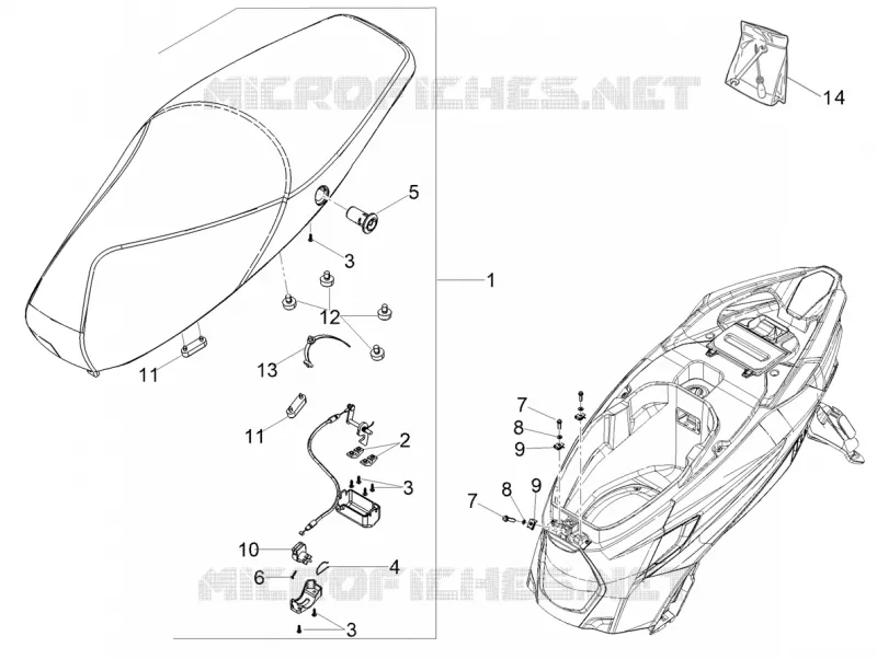 Saddle/seats