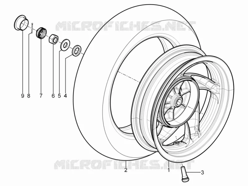 Rear wheel