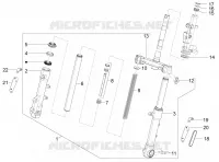 Fork/steering tube - Steering bearing unit