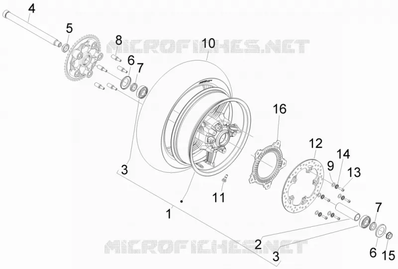 Rear wheel