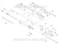 Swinging arm