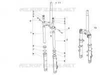 Fork's components (Showa)