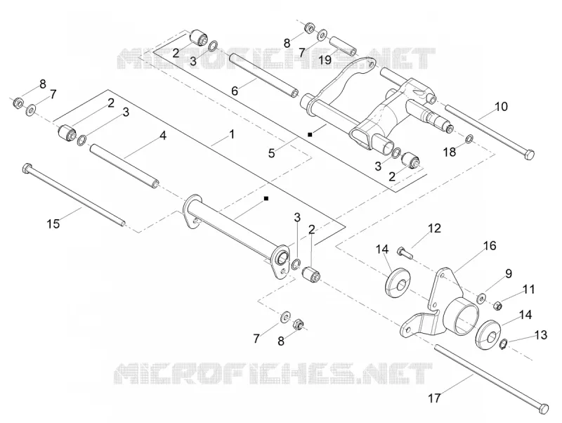 Swinging arm