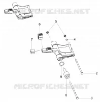 Swinging arm