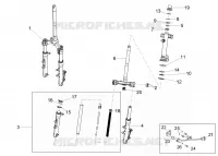 Fork/steering tube - Steering bearing unit