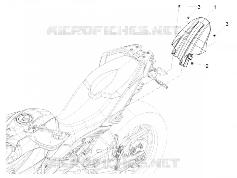 Rear mudguard