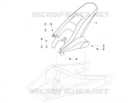 Rear mudguard