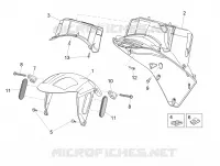 Front mudguard-Pillar