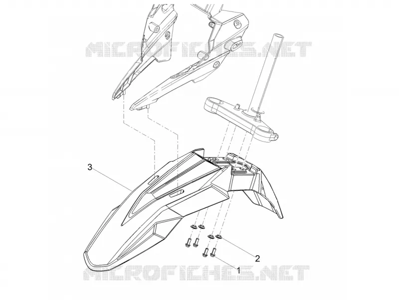 Front mudguard-Pillar
