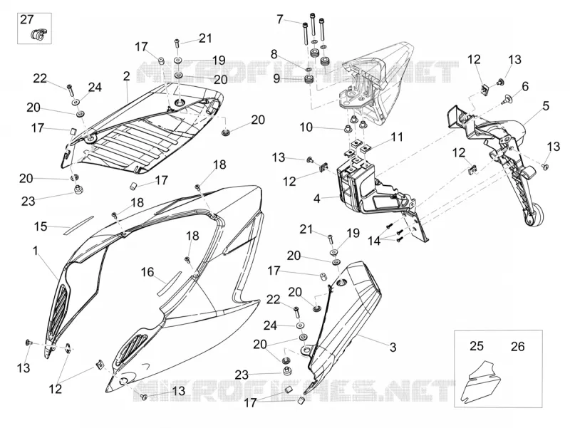 REAR FAIRINGS