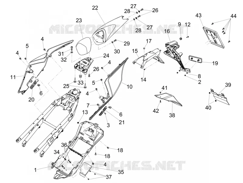 REAR FAIRINGS