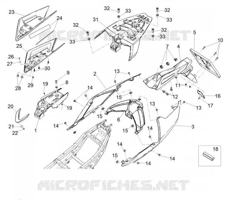REAR FAIRINGS